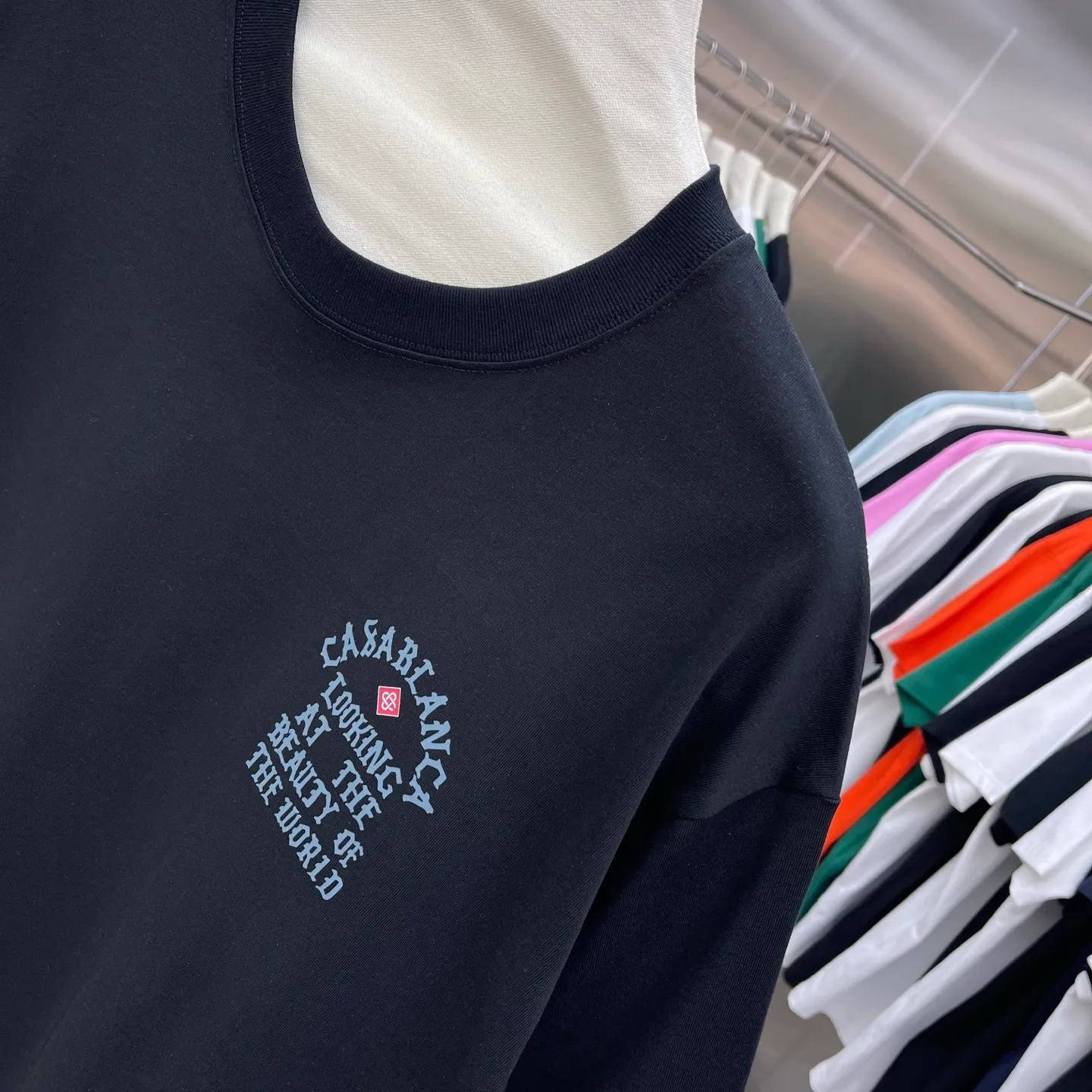 New Arrival Casablanca Classic Series T ～ ， ， 。 ， Classic ， In Stock ！ ：White Black Pink Orange （5 ） Size：S M L XL XXL